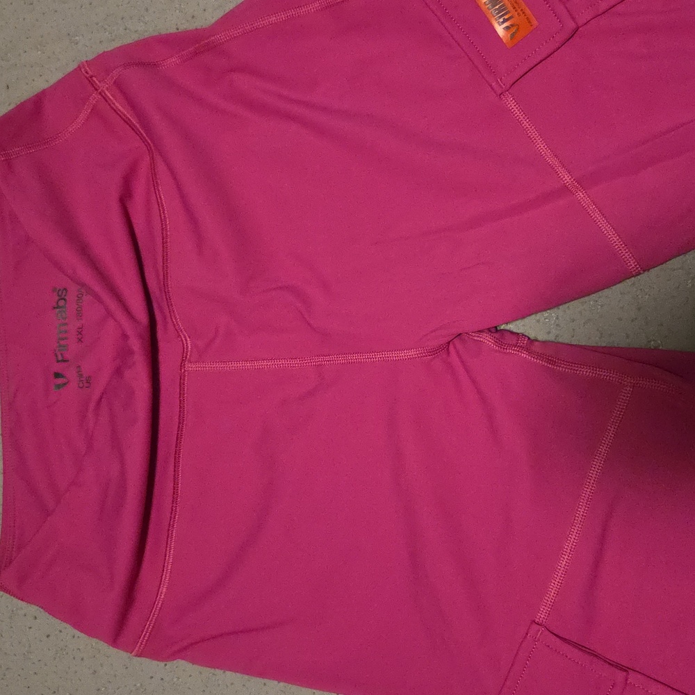 NWOT Firm Abs Pink Leggings Xl